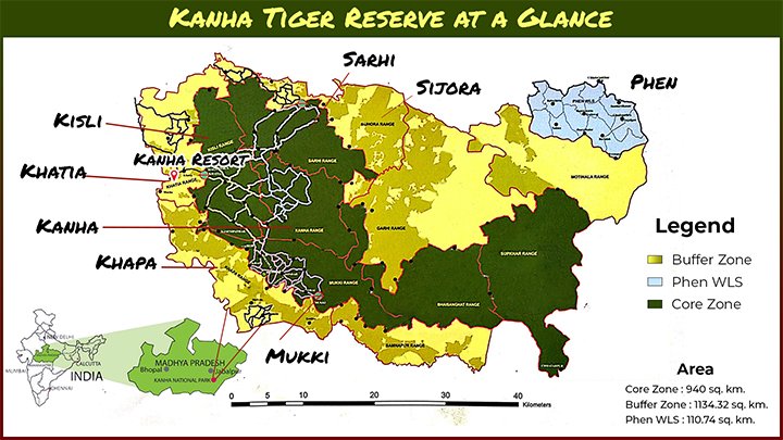 Kanha Park Map